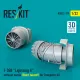Reskit Rsu32-0179 1/32 F-35b Lightning Ii Exhaust Nozzle Short Takeoff For Trumpeter Kit