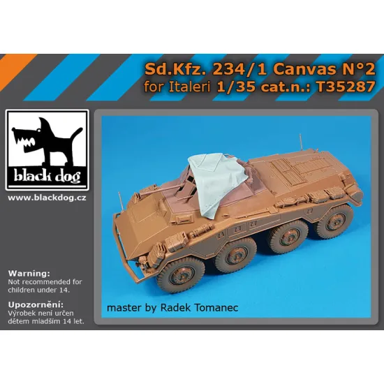Black Dog T35287 1/35 Sd Kfz 234/1 Canvas N2