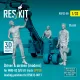 Reskit Rsf32-0080 1/32 Driver And Airmen Modern 3 Pcs Mhu-83 D/E Lift Truck Upper Loading Position For Rsk32-0011