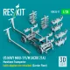 Reskit Rsk35-0011 1/35 Us Navy Mhu-191/M Aero 21a Munitions Transporter With Adapters For Missiles Carrier Fleet