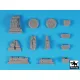 Black Dog T35293 1/35 Half Track M 21 Accessories Set N1 For Tamiya