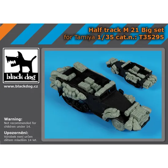 Black Dog T35295 1/35 Half Track M 21 Big Set For Tamiya