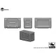 Black Dog 3d16017 1/16 Ammo Box Cal 50 M2 3pcs 3d Printed Black Dog 3d16017 1/16 Ammo Box Cal 50 M2 3pcs 3d Printed