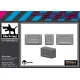 Black Dog 3d16017 1/16 Ammo Box Cal 50 M2 3pcs 3d Printed Black Dog 3d16017 1/16 Ammo Box Cal 50 M2 3pcs 3d Printed