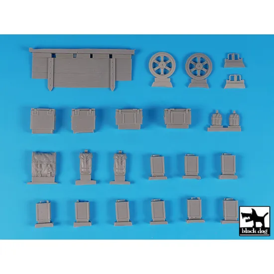 Black Dog T16012 1/16 Universal Carrier Mkii Accessories Set N 1 For Gecko