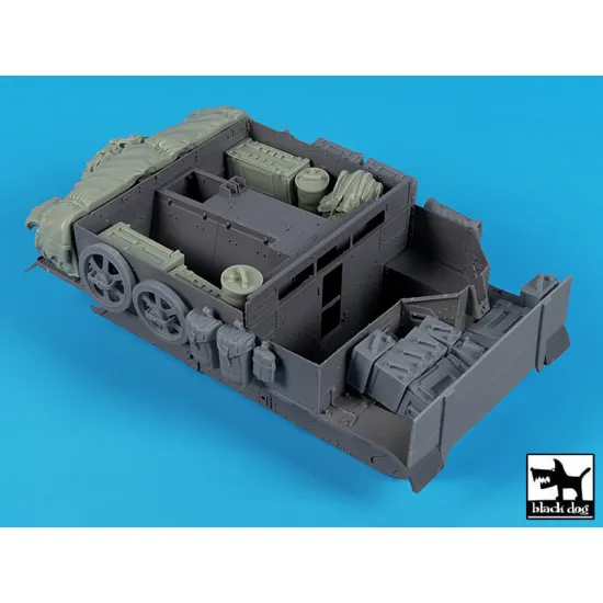 Black Dog T16013 1/16 Universal Carrier Mkii Accessories Set N2 For Gecko