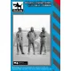 Black Dog F48006 1/48 Drivers / Civilian Pilots 3 Figures