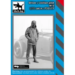 Black Dog F32177 1/32 Driver / Civilian Pilot N 2