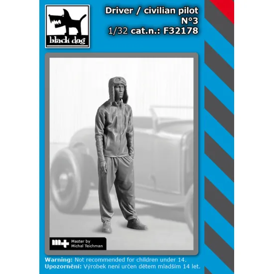Black Dog F32178 1/32 Driver / Civilian Pilot N 3