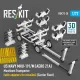 Reskit Rsk72-0020 1/32 Us Navy Mhu-191/M Aero 21a Munitions Transporter With Adapters For Missiles Carrier Fleet