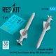 Reskit Rs72-0506 1/72 Exocet Missiles 2 Pcs Dummy 3d Printed Kit