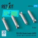 Reskit Rs72-0514 1/72 Cbu-89a Cluster Bombs Gator 4 Pcs A-10, F-15e, F-16, B-52, B-1b, B-2 Dummy 3d Printed Kit