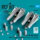 Reskit Rs72-0519 1/72 Lau-88 With 2 Pcs Agm-65 Maverick Missiles 6 Pcs Dummy 3d Printed Reskit Rs72-0519 1/72 Lau-88 With 2 Pcs Agm-65 Maverick Missiles 6 Pcs Dummy 3d Printed