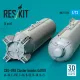 Reskit Rs72-0523 1/72 Cbu-89b Cluster Bombs Gator 4 Pcs A-10, F-15e, F-16, B-52, B-1b, B-2