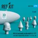 Reskit Rs72-0525 1/72 Mk.84 Thermally Protected/Blu-117 With Bsu-36/B Bombs 2 Pcs Av-8b, F-14, F/A-18 Dummy 3d Printed Kit