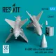 Reskit Rs72-0528 1/72 R-40rd Aa-6 Acrid Missiles 2 Pcs Dummy 3d Printed Kit