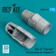 Reskit Rsu72-0267 1/72 Mig-29 Fulcrum Exhaust Nozzles For Trumpeter Kit