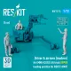 Reskit Rsf72-0073 1/72 Driver And Airmen Modern 3 Pcs Mhu-83 D/E Lift Truck Upper Loading Position For Rsk72-0009