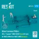 Reskit Rsf72-0075 1/72 Driver And Airmen 1960 3 Pcs Mj-4 Jammer Mhu-83 B/E Early Lift Truck For Rsk72-0006 And For Rsk72-0007 Scene 2