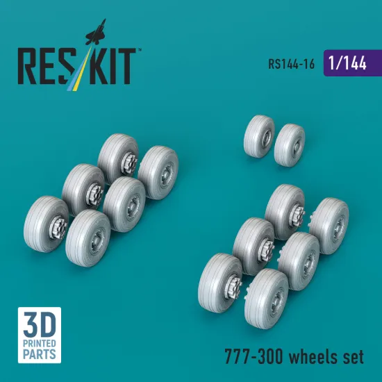 Reskit Rs144-0016 1/144 777-300 Wheels Set Resin Kit