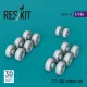 Reskit Rs144-0016 1/144 777-300 Wheels Set Resin Kit