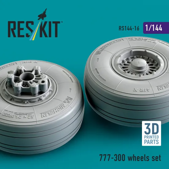 Reskit Rs144-0016 1/144 777-300 Wheels Set Resin Kit