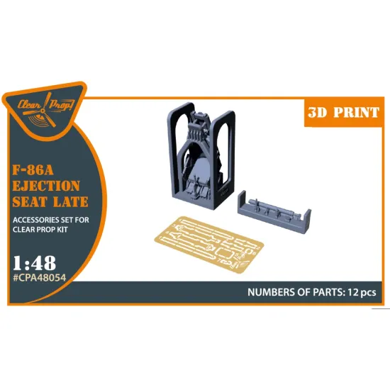 Clear Prop Cpa48054 1/48 F-86a Ejection Seat Late For Cp Kits