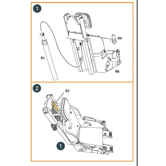 Clear Prop Cpa48054 1/48 F-86a Ejection Seat Late For Cp Kits