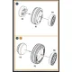 Clear Prop Cpa48091 1/48 F-86a Weighted Wheels Set Type 2 For Cp Kits