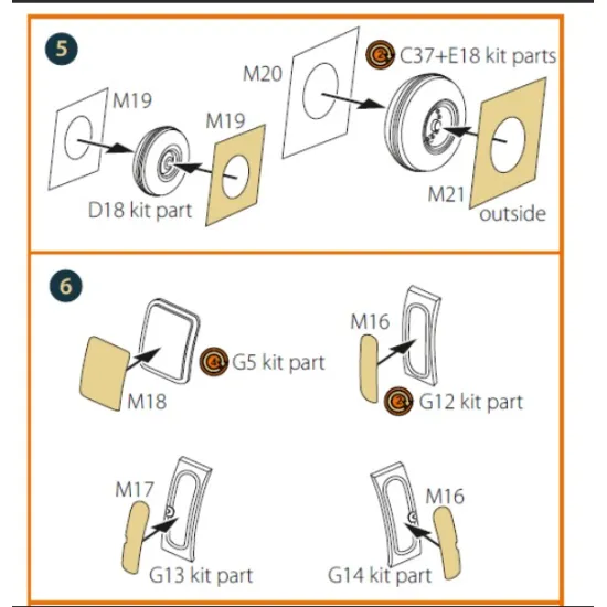 Clear Prop Cpa48095 1/48 Uh-60a Mh-60l Painting Mask On Yellow Kabuki Paper For Icm Kit