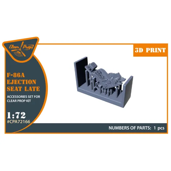 Clear Prop Cpa72166 1/72 F-86a Ejection Seat Late For Cp Kits