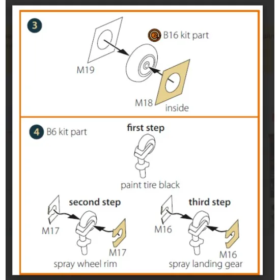 Clear Prop Cpa72185 1/72 Ki-61-2 Ki-100-1 Painting Mask On Yellow Kabuki Paper For Finemolds Fp17 Fp19 Kits