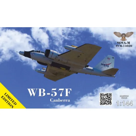 Sova Model 14020 1/144 Wb-57f Canbera Nasa Plastic Model Kit