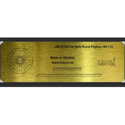Lmg Ba-72058 1/72 Fan Rolls-royce Pegasus 105 Thickness 0/1mm