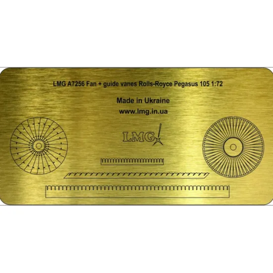 Lmg Ba-72060 1/72 Fan/ Guide Vanes Rolls-royce Pegasus 105