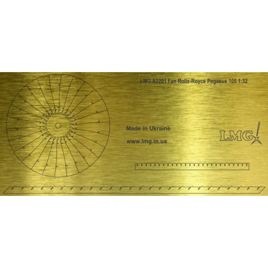 Lmg Ba-32001 1/32 Fan Rolls-royce Pegasus 105 Thickness 0/2mm