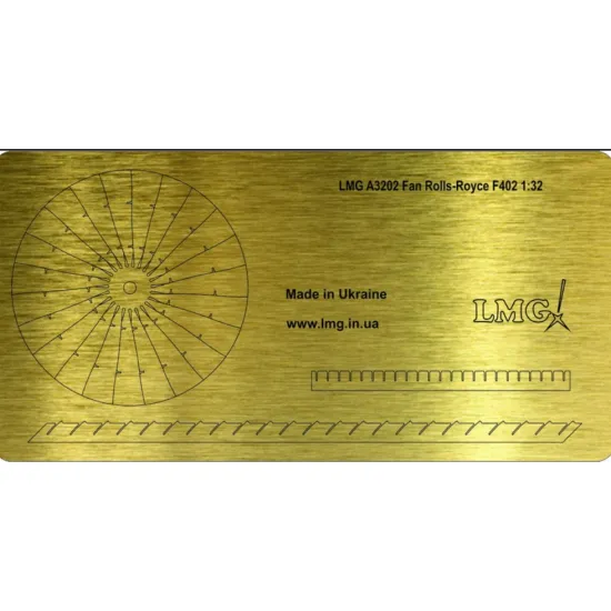 Lmg Ba-32002 1/32 Fan Rolls-royce F402 Thickness 0/2mm