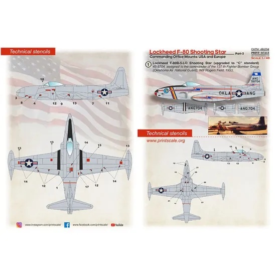 Print Scale 48-234 1/48 Lockheed F-80 Shooting Star Part 3