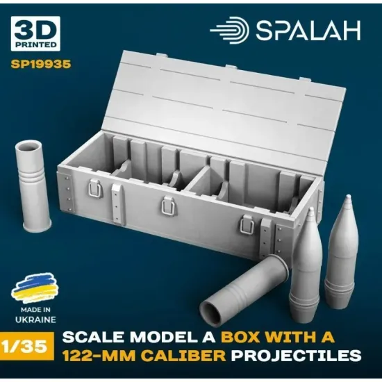 Spalah 19935 1/35 Set Of Scale Models A Box With 122-mm Projectiles