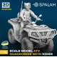 Spalah 20435 1/35 Set Of Model And Figure Atv Quadrobike With Rider Spalah 20435 1/35 Set Of Model And Figure Atv Quadrobike With Rider