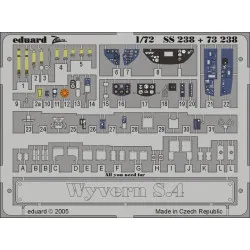 Photoetched set Wyvern S.4 Color, for Trumpeter kit 1/72 Eduard SS238