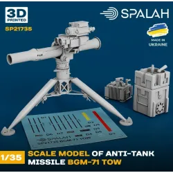 Spalah 21735 1/35 Scale Model Anti-tank Missile Bgm-71 Tow