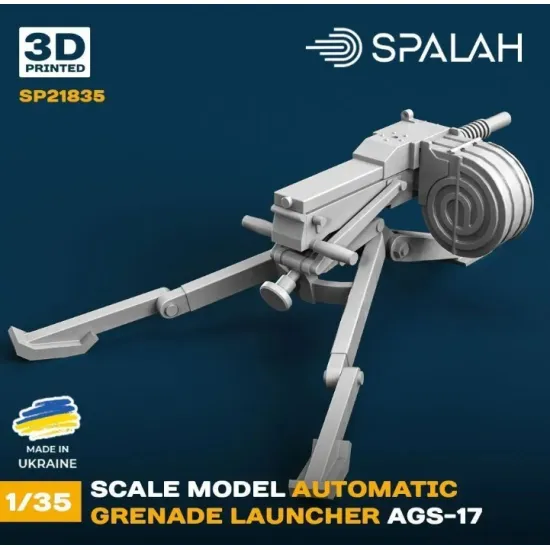Spalah 21835 1/35 Scale Model Automatic Grenade Launcher Ags-17