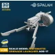 Spalah 21835 1/35 Scale Model Automatic Grenade Launcher Ags-17