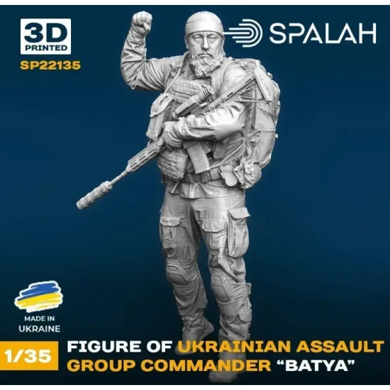 Spalah 22135 1/35 Figure Ukrainian Assault Group Commander Batya