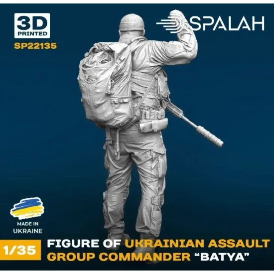 Spalah 22135 1/35 Figure Ukrainian Assault Group Commander Batya