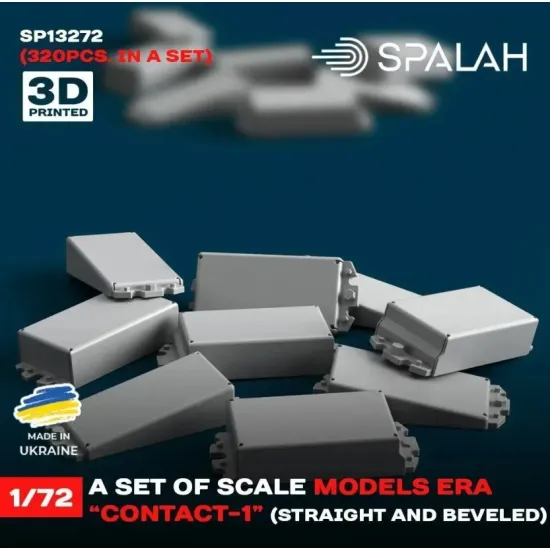 Spalah 13272 1/72 Set Of Scale Models Era Contact-1 Straight And Beveled 320 Pcs