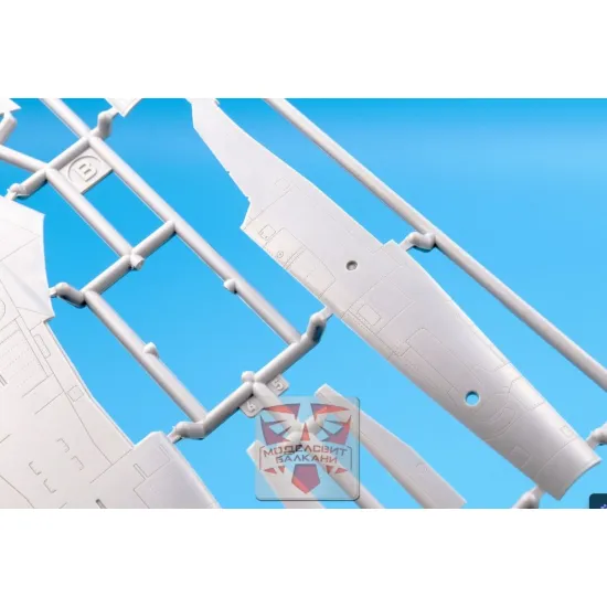 Model Svit 72056 1/72 Mirage G8/01 Experimental Fighter Plastic Model Kit