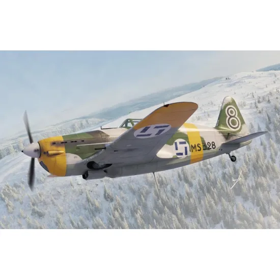 Dora Wings 48057 1/48 Morane-saulnier Ms 406c 1 Finnish Aces Plastic Model Kit