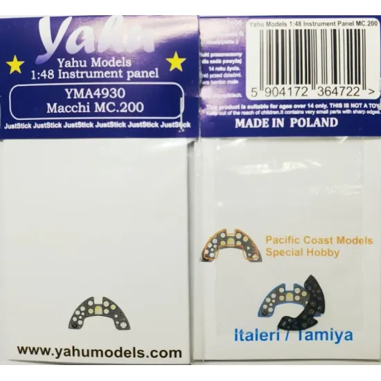 Yahu Model Yma4930 1/48 Macchi Mc 200 For Italeri/Tamiya